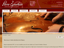 Tablet Screenshot of chimay-lutherie.com